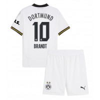 Fotbalové Dres Borussia Dortmund Julian Brandt #10 Dětské Alternativní 2024-25 Krátký Rukáv (+ trenýrky)